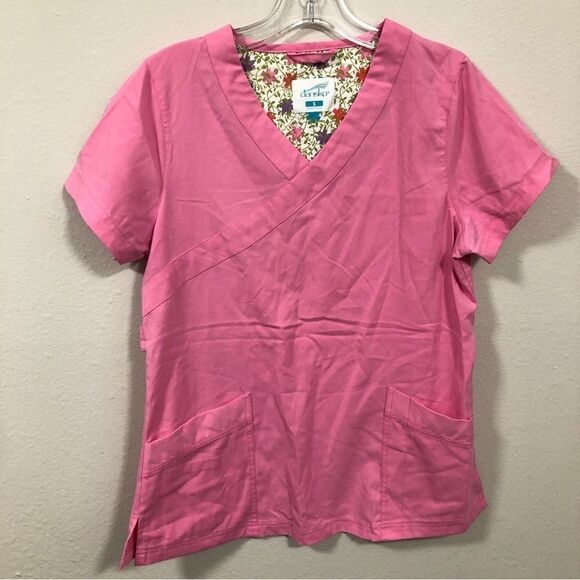 Dansko Women's Pink Scrub Top Shirt Size small - Picture 1 of 6